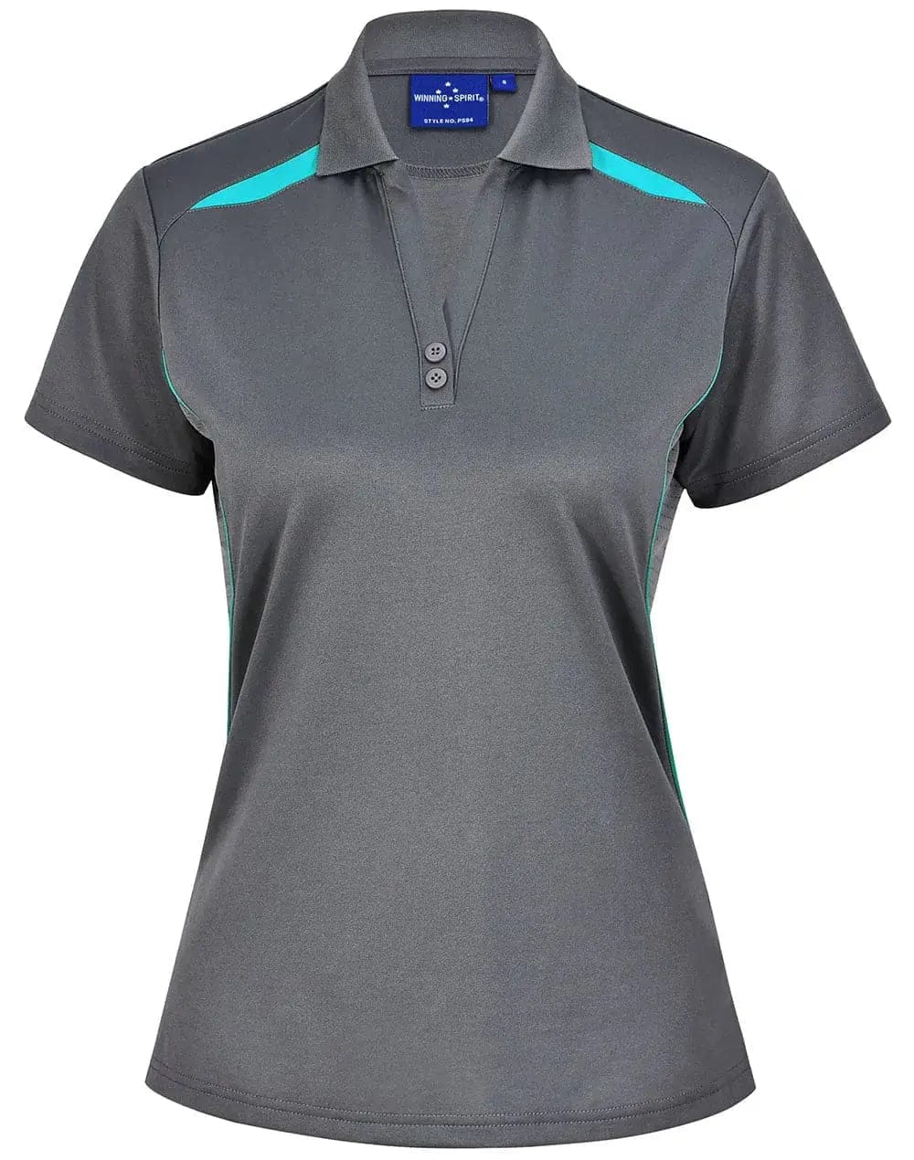 Winning Spirit Women's Sustainable Poly-Cotton Contrast Polo PS94